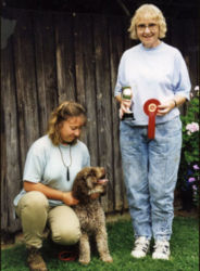 Virginia Bislikes with Gaesten Dolinda Gundog