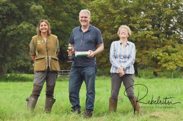 Andrew and Gringo won the Club's Raghill Cup on the day for the highest scoring Lagotto